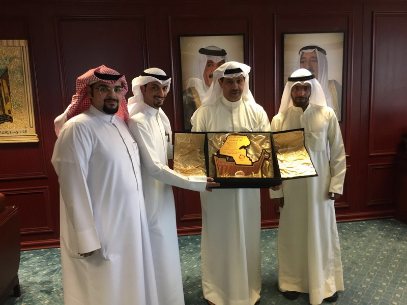 مدير عام الهيئة يستقبل وفد الاتحاد الوطني لطلبة الكويت فرع مصر